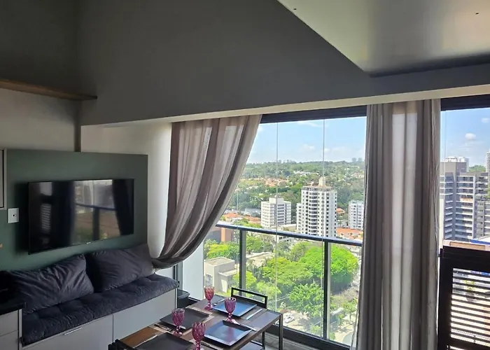 Studio Com Mezanino A 30 Passos Do Metro Brooklin